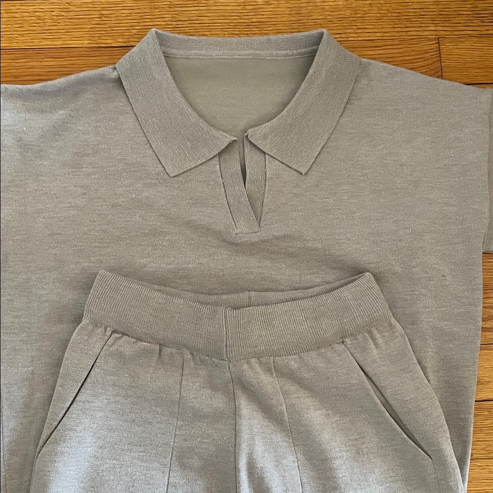 NWOT premium, cashmere pants set - Picture 5 of 5